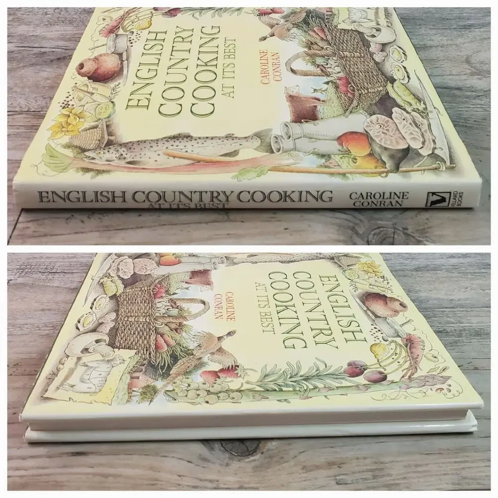 English Country Cooking At It's Best by Caroline Conran, 1985 1st Ed HCDJ